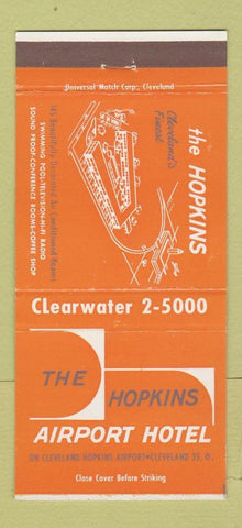 Matchbook Cover - Hopkins Airport Hotel Cleveland OH 30 Strike