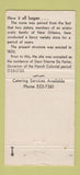 Matchbook Cover - Court of Two Sisters New Orleans LA 30 Strike