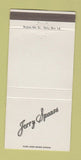 Matchbook Cover - Jerry Spears Funeral Home Columbus OH 30 Strike