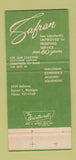 Matchbook Cover - Safran Printing Company Detroit MI 1964 SAMPLE 30 Strike