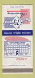 Matchbook Cover - Garfield Federal Savings Loan Philadelphia PA 1957 30 Strike