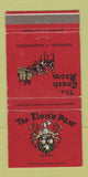 Matchbook Cover - Lion's Paw Coach Room Redmond WA WEAR 30 Strike
