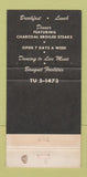 Matchbook Cover - Lion's Paw Coach Room Redmond WA WEAR 30 Strike