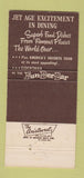 Matchbook Cover - Cleveland Hopkins Airport OH One World 30 Strike