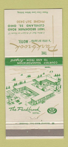 Matchbook Cover - Parkbrook Motel Cleveland OH 30 Strike