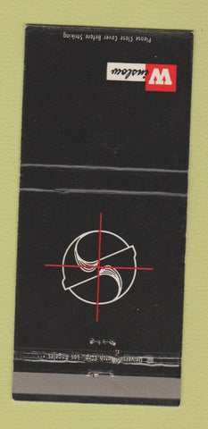 Matchbook Cover - Winslow Product Engineering Arcadia CA 30 Strike