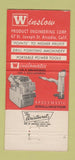 Matchbook Cover - Winslow Product Engineering Arcadia CA 30 Strike