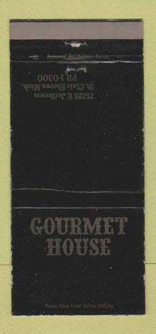 Matchbook Cover - Gourmet House St Clair Shores MI WEAR 30 Strike