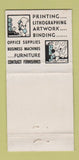 Matchbook Cover - Franklin De Kleine Lansing MI Printing WEAR 30 Strike