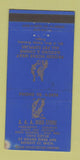 Matchbook Cover AAA Bird Store Parrakeets Detroit MI Horse Meat! WORN 30 Strike