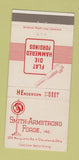Matchbook Cover - Smith Armstrong Forge Cleveland OH 30 Strike