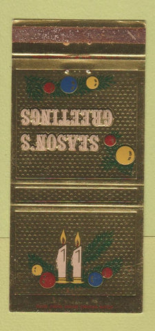 Matchbook Cover - Rio Grande Motor Way Trucking Christmas WEAR 30 Strike