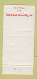 Matchbook Cover - Rio Grande Motor Way Trucking Christmas WEAR 30 Strike
