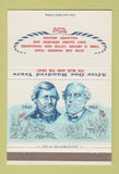 Matchbook Cover - First National Bank Menasha WI 1961 Civil War 40 Strike