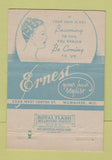 Matchbook Cover - Ernest Hair Salon Milwaukee WI 40 Strike