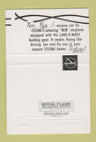 Matchbook Cover - Cessna Airplanes Sky Oklahoma City OK MISCUT 40 Strike