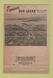 Matchbook Cover Sault Savings Bank Pickford MI Sault Ste Marie MI 1955 40 Strike