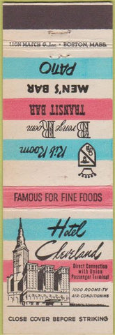 Matchbook Cover - Hotel Cheveland OH