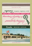 Matchbook Cover - Eureka Welding Supply Detroit MI SAMPLE 40 Strike