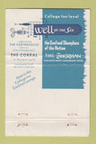 Matchbook Cover College Inn Porterhouse Chicago IL Sherman Hotel WEAR 40 Strike