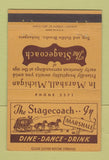 Matchbook Cover - Stagecoach Inn Marshall MI 40 Strike