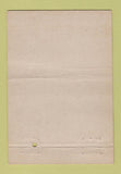 Matchbook Cover Thompson's Bowling Tournament Henrici Chicago IL 1941 40 Strike