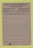 Matchbook Cover - Washington Lumber Baltimore MD 40 Strike