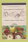Matchbook Cover - Proteas Sugar Bush South Africa 40 Strike