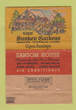 Matchbook Cover - Sansom House Philadelphia PA 40 Strike