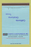Matchbook Cover - Charvet Jackson Mortgage Bankers 40 Strike