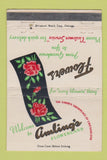 Matchbook Cover - Amling's Flowers Chicago IL 40 Strike