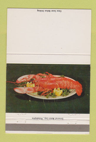 Matchbook Cover - Ives Color Photography lobster Philadelphia PA 40 Strike