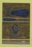 Matchbook Cover - Landauer's Lincoln IL Centennial Abraham clothes 40 Strike