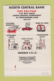 Matchbook Cover - North Central Bank Dallas TX 40 Strike