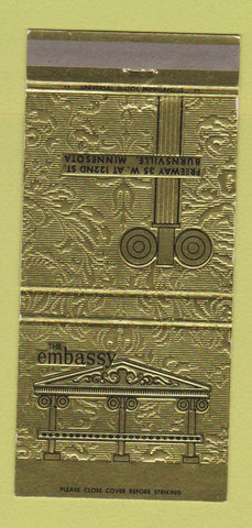 Matchbook Cover - The Embassy Burnsville MN 30 Strike