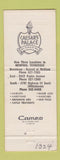 Matchbook Cover - Caesar's Palace Hair Salon Memphis TN