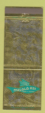 Matchbook Cover - Malolo Kai Restaurant Outrigger Honolulu Hawaii