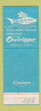 Matchbook Cover - Malolo Kai Restaurant Outrigger Honolulu Hawaii