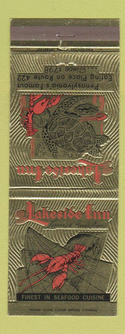 Matchbook Cover - Lakeside Inn Limerick PA
