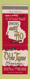 Matchbook Cover - Olde Tyme Sausage Milwaukee WI