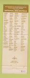 Matchbook Cover - Imperial 400 Motels Charlotte NC WEAR
