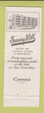 Matchbook Cover - Sunny Hill Motor Inn Cape Girardeau MO
