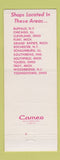 Matchbook Cover - Tall Girls Shop Clothes