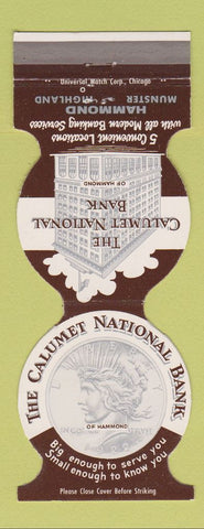 Matchbook Cover - Calumet National Bank Hammond Munster IN Jewelite