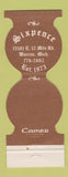 Matchbook Cover - Sixpence Restaurant Warren MI
