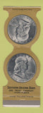 Matchbook Cover - Southern Arizona Bank Tucson AZ WEAR Jewelite