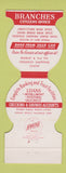 Matchbook Cover - Farmers & Mechanics Citizens Bank Frederick MD 1957 Jewelite