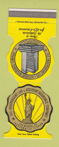 Matchbook Cover - Independent Life Insurance Jacksonville FL Jewelite