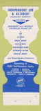 Matchbook Cover - Independent Life Insurance Jacksonville FL Jewelite