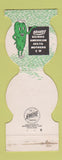 Matchbook Cover - Rainbo Pickles Brown Miller New Orleans LA Wiggins MS Jewelite